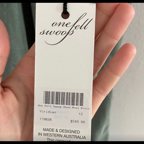 One Fell Swoop Muse Dress in Viridian - Picture 4 of 5